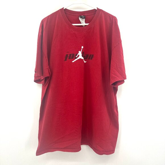 Nike Air Jordan Jumpman Red Graphic T-Shirt Men's XL - Picture 1 of 5